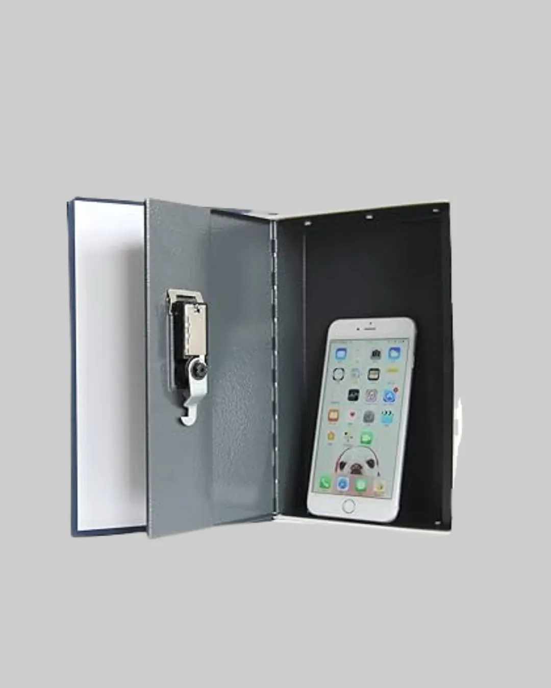 Gizli Kitap Kasa – Metal Gövdeli, Anahtarlı