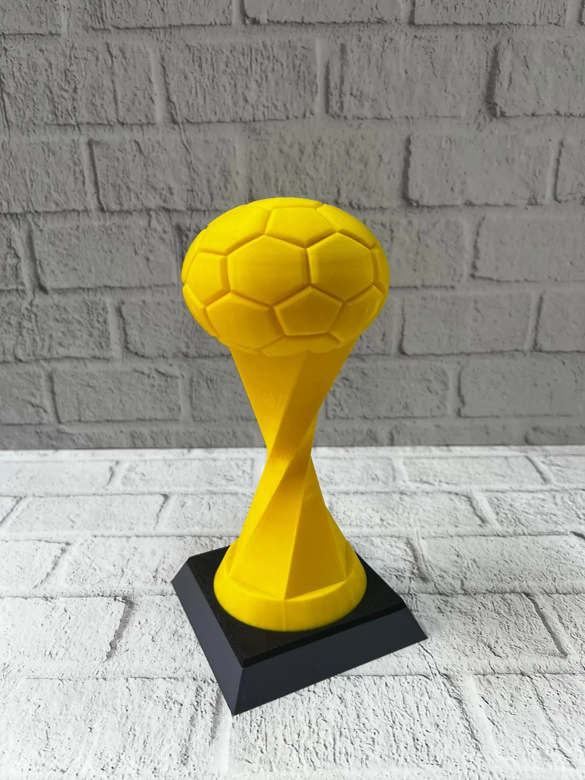 Toplu Kupa Sarı 21cm Dekoratif Ödül Tasarım Biblo