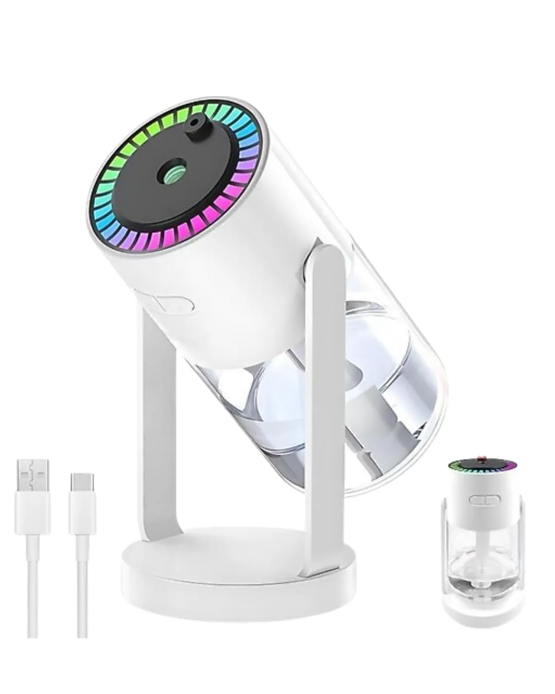 Yıldızlı Projektör Hava Nemlendirici Ultrasonik Buhar ve RGB Işık