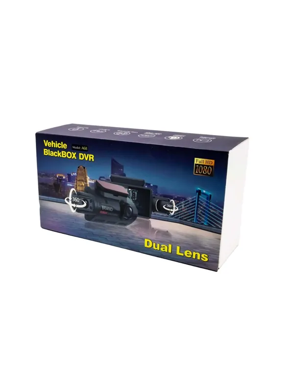 Çift Görüşlü Dashcam – Gece Görüşlü 1080P Araç İçi Güvenlik Kamerası