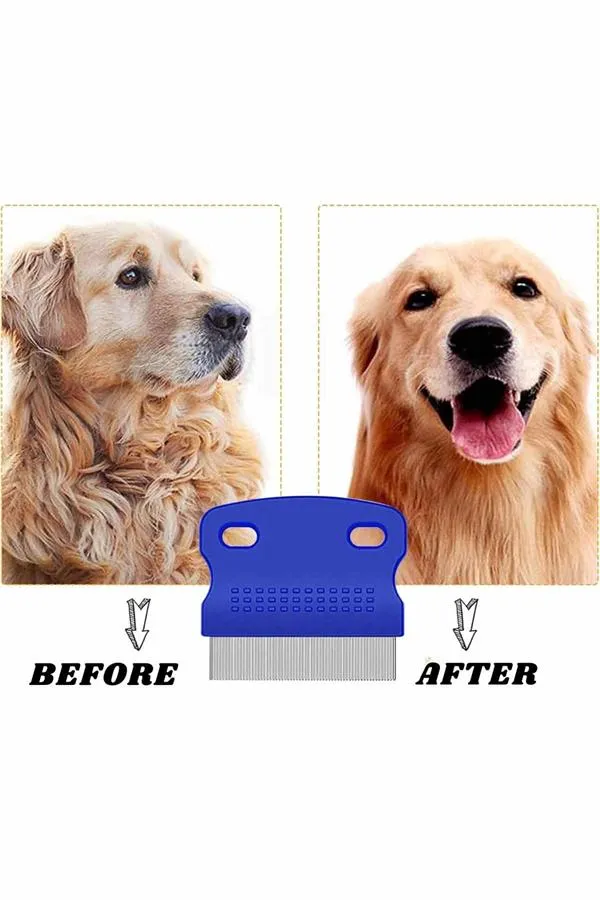 Evcil Hayvan Bit Tarağı Seti Paslanmaz Çelik Bıçaklı 4'lü Set