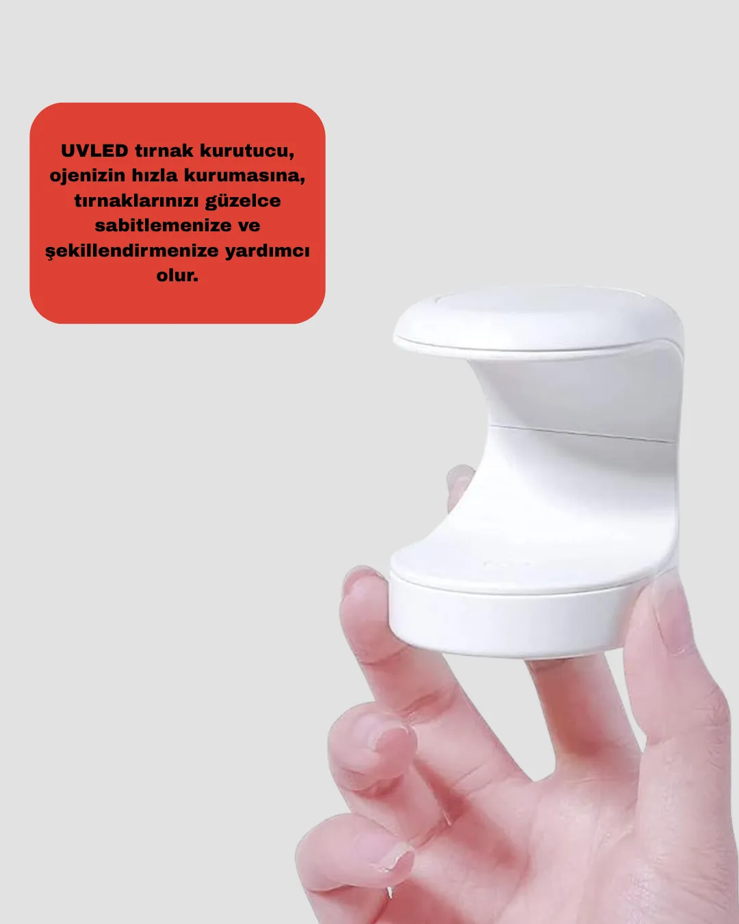 USB Bağlantılı Tırnak Kurutucu – Bilgisayar ve Powerbank ile Uyumlu