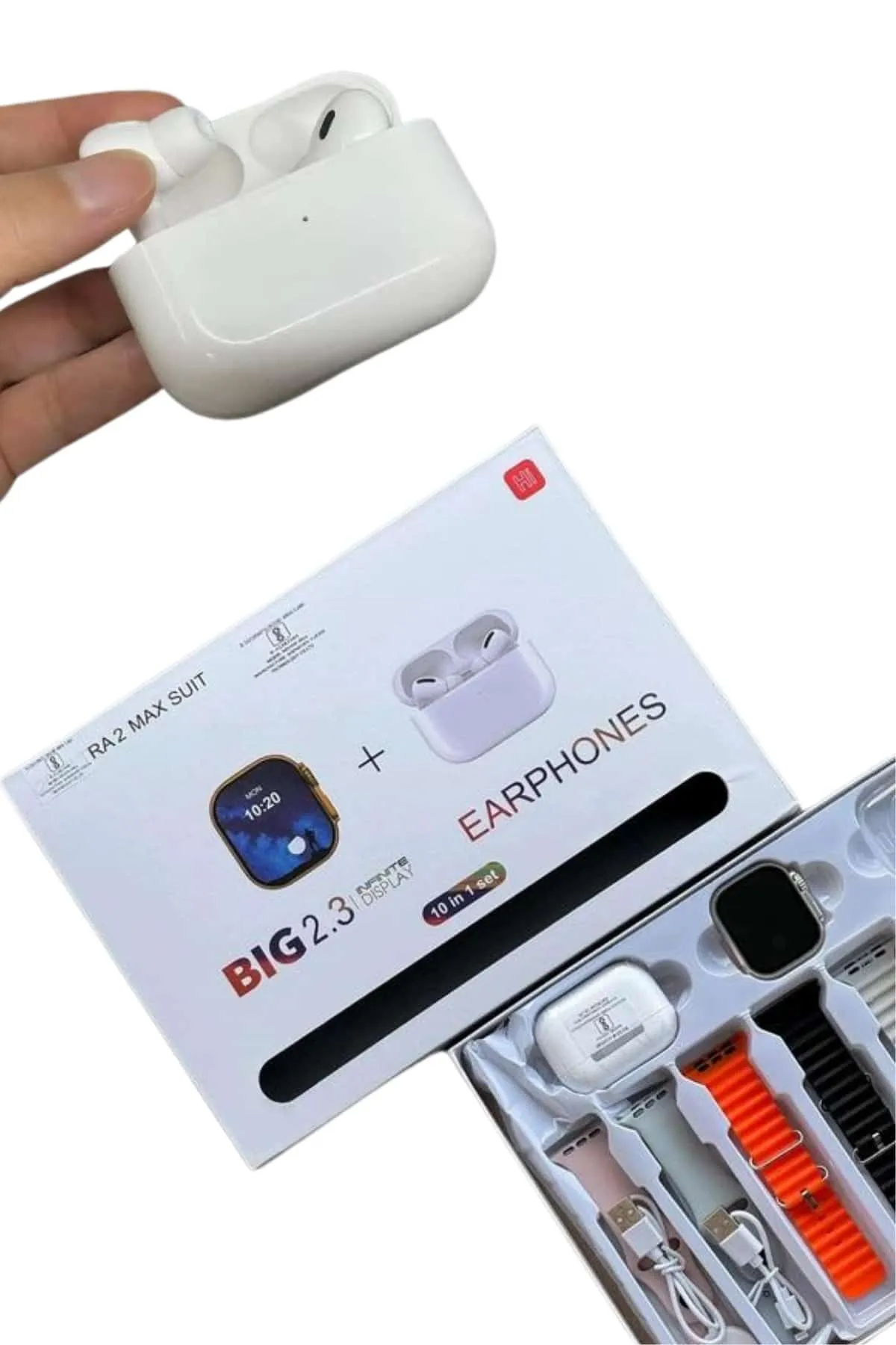 Yeni Nesil 7 Kordonlu Arama Bildirim Özellikli Kulaklık Hediyeli Akıllı Saat