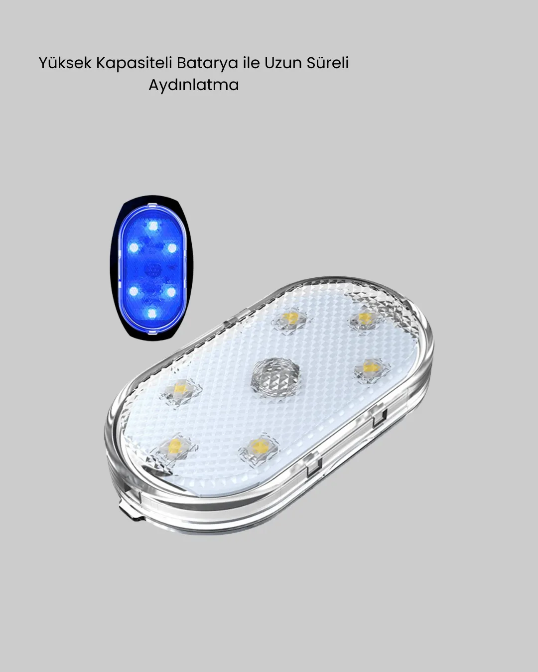 Bardak Tutucu ve Manyetik LED Ambiyans Işığı 2’li Set