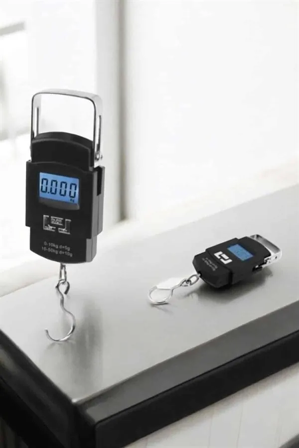 50 Kg El Kantarı Ağırlık Ölçer Dijital Ekranlı Kancalı Portatif