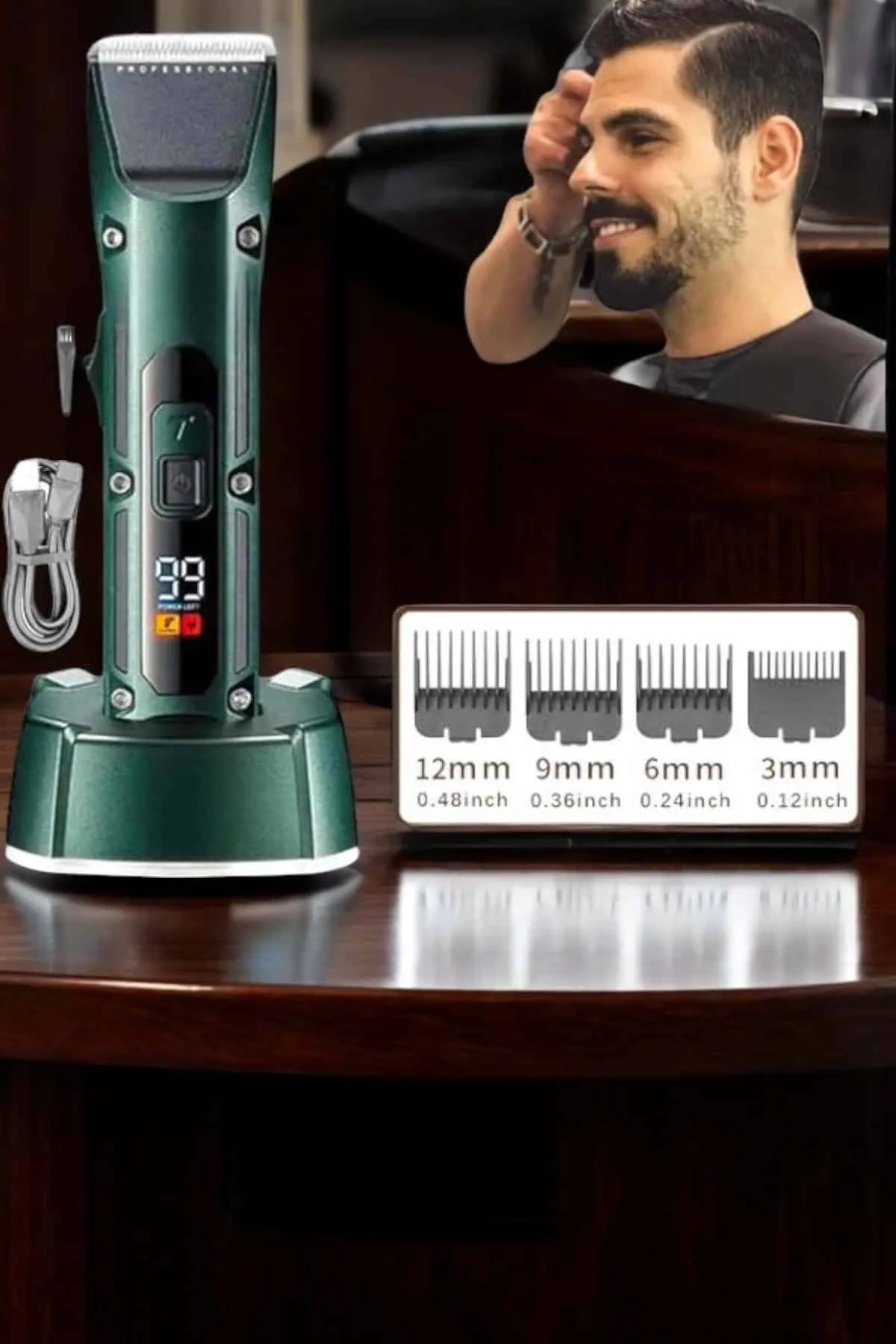 Tıraş Makinesi Uzun Pil Ömrü Şarjlı Günlük Tıraş Makinesi