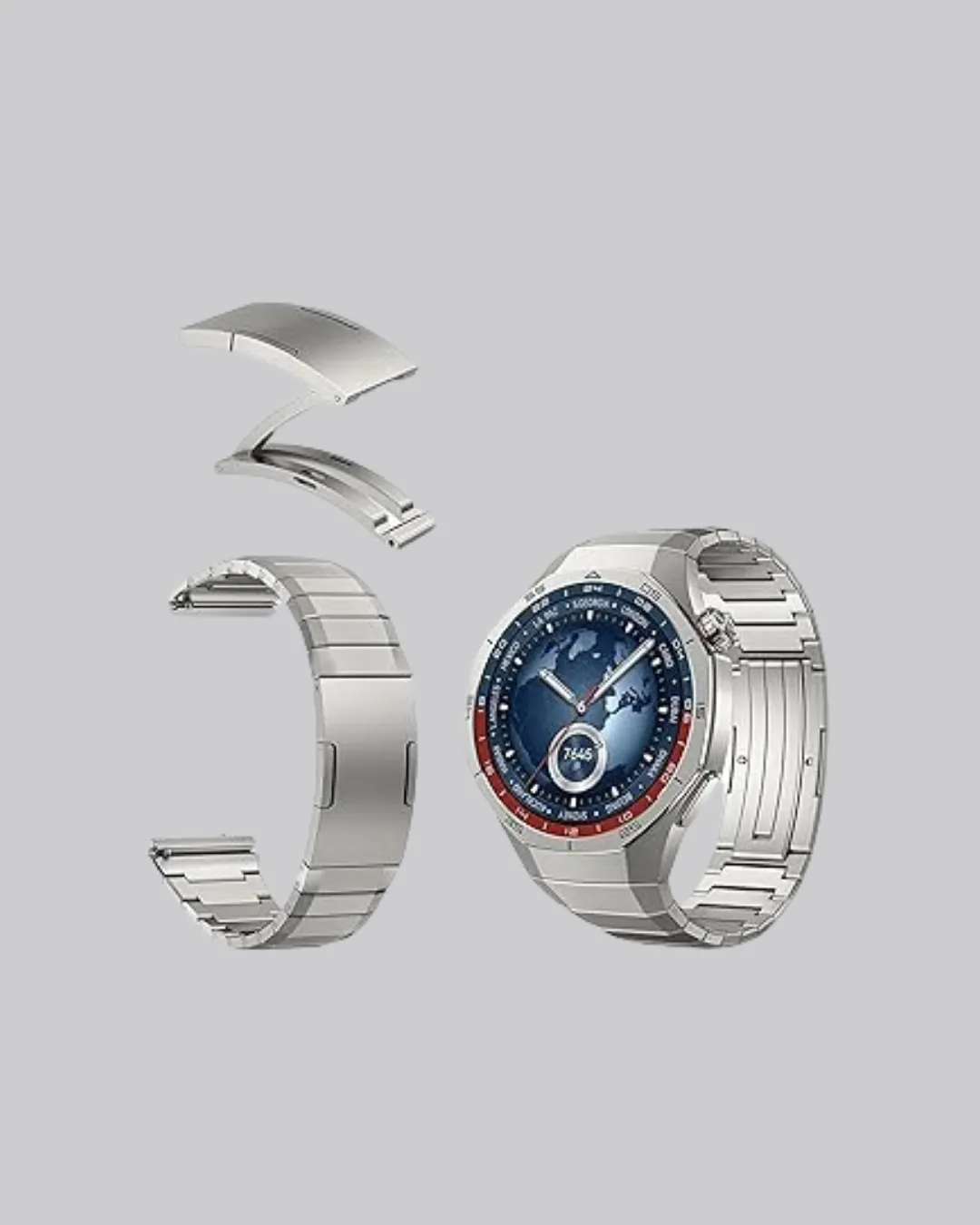 Gümüş Akıllı Saat 46mm Kasa
