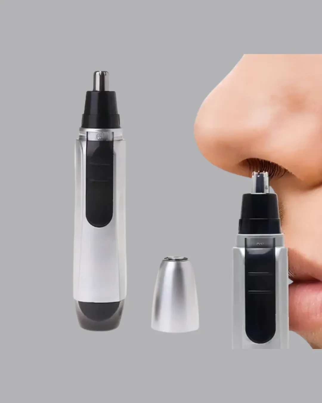 Kişisel Burun ve Kulak Tıraş Makinesi 3D Kavisli Bıçak ve Kompakt Tasarım