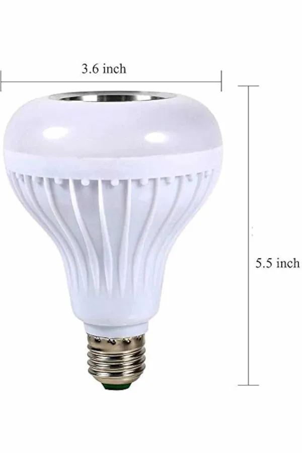 Kumandalı RGB Led Işık Bluetooth Hoparlör Ses Lambası Renkli Ampul