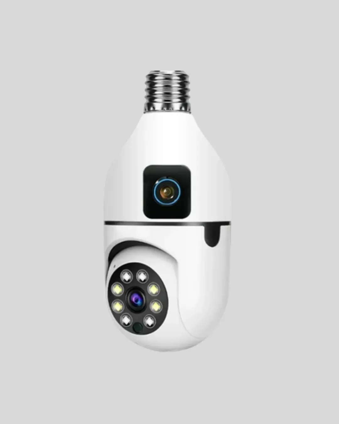 1080P WiFi Ampul Kamera Uzaktan Erişimli Hareket Sensörlü Gece Görüşlü