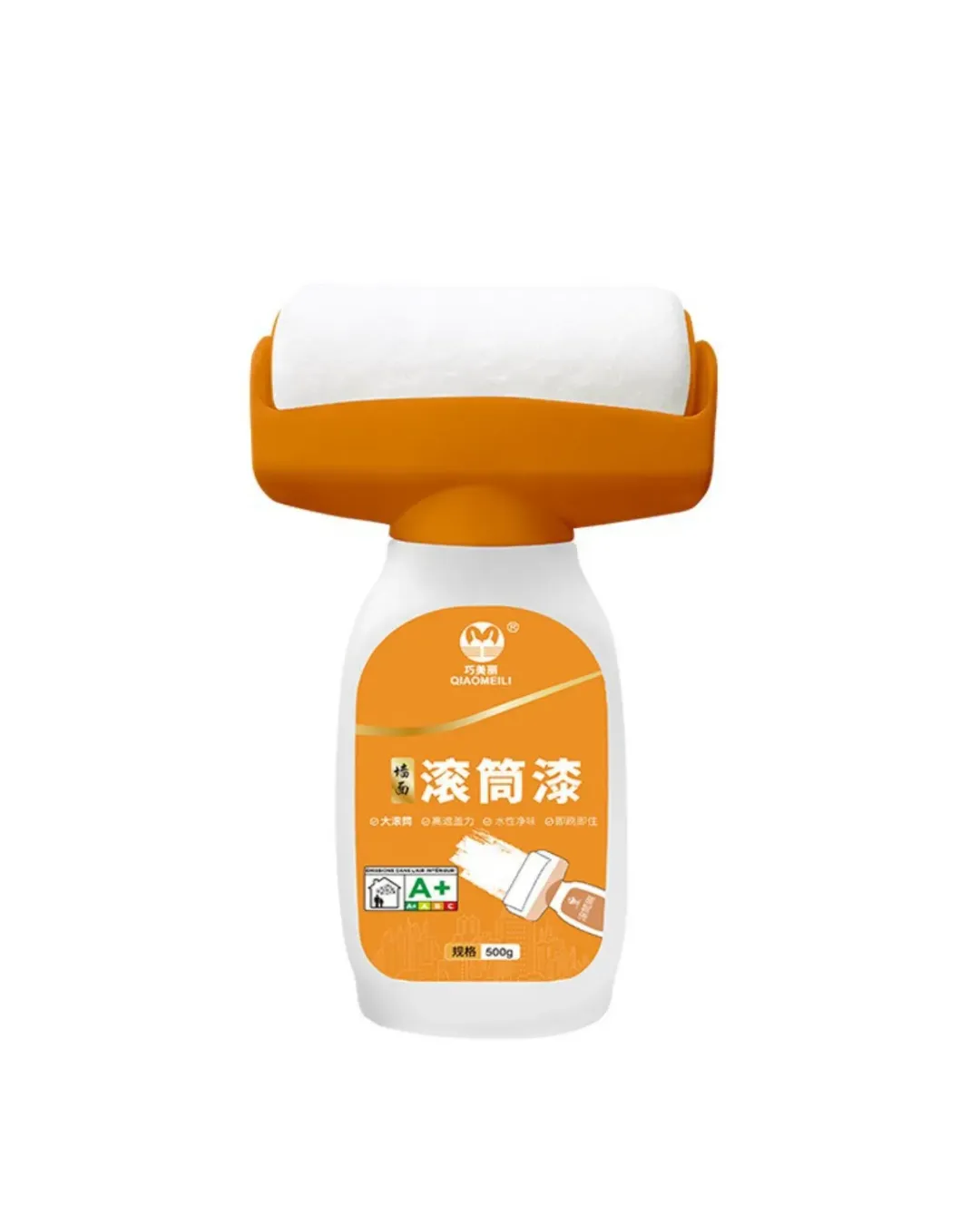 Çok Fonksiyonlu Duvar Rötuş Rulosu Hazneli Pratik Boyama Aleti