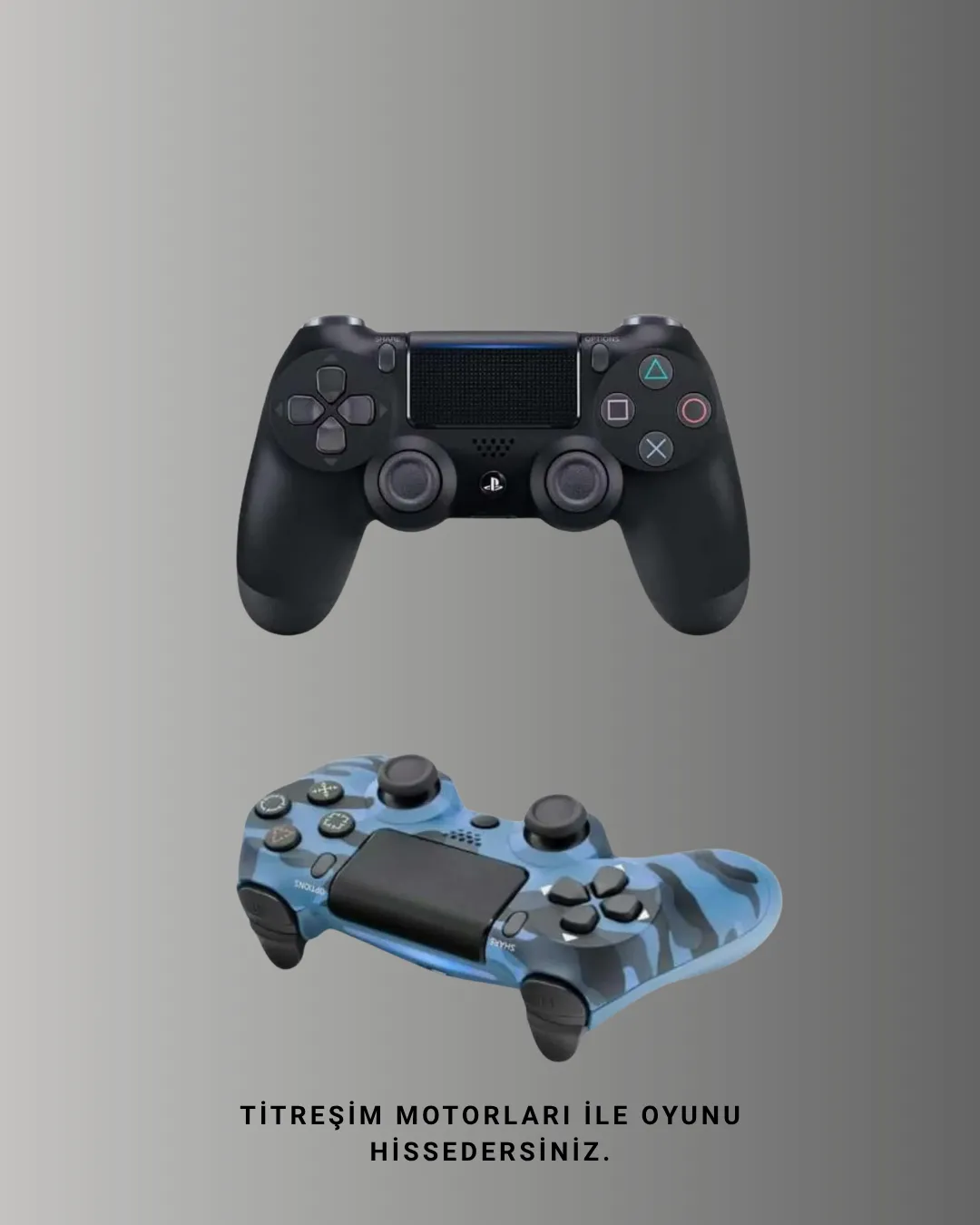 Uzun Pil Ömürlü Oyun Kolu – USB ile Hızlı Şarj Desteği