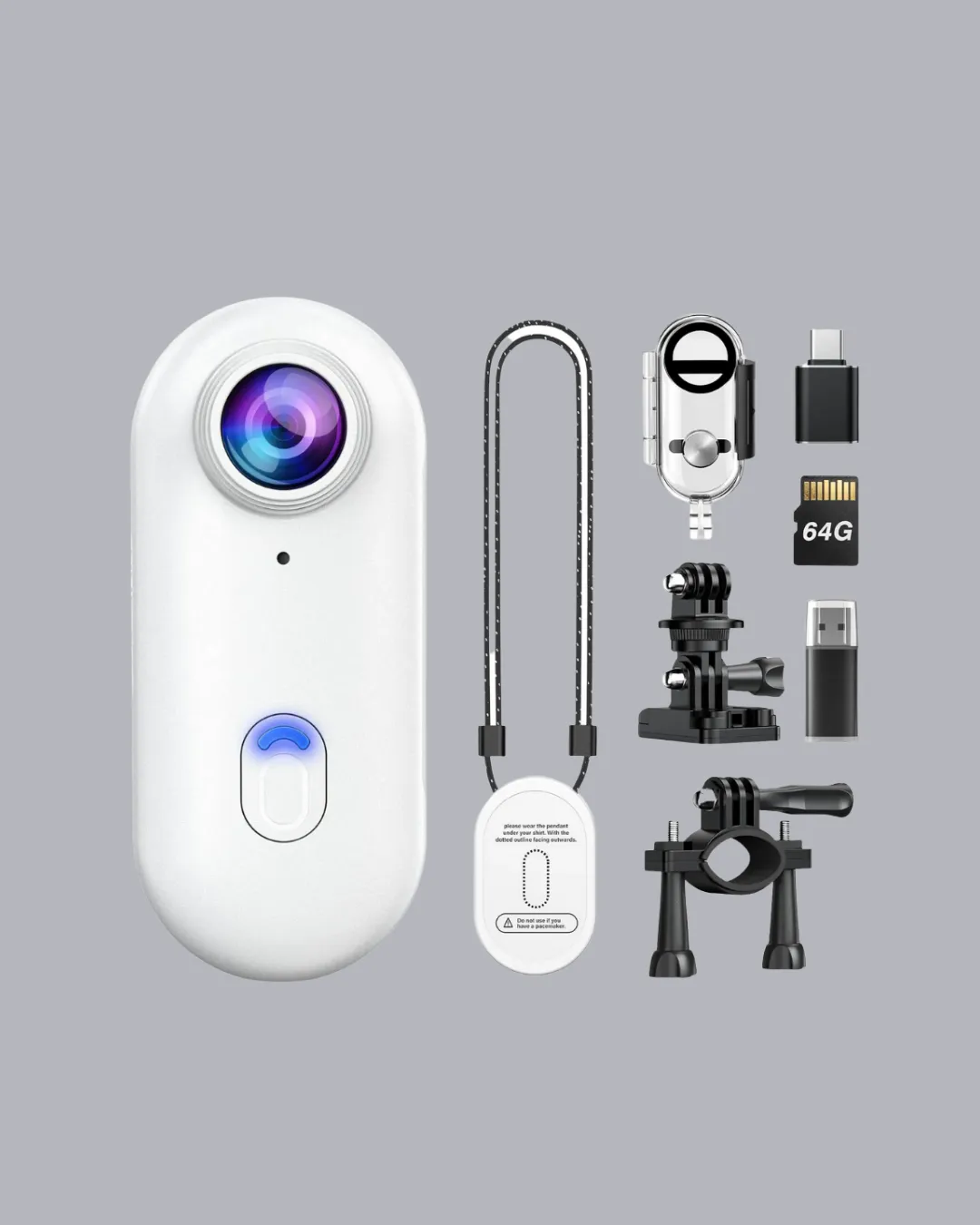 1080P Suya Dayanıklı Aksiyon Spor Kamerası 120° Geniş Açı ve WiFi Destekli