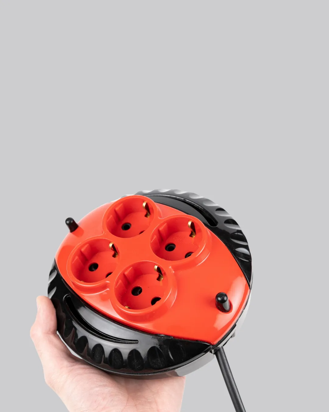 Ev ve Ofis İçin 5 Metre Kablolu 4 Priz Makarası