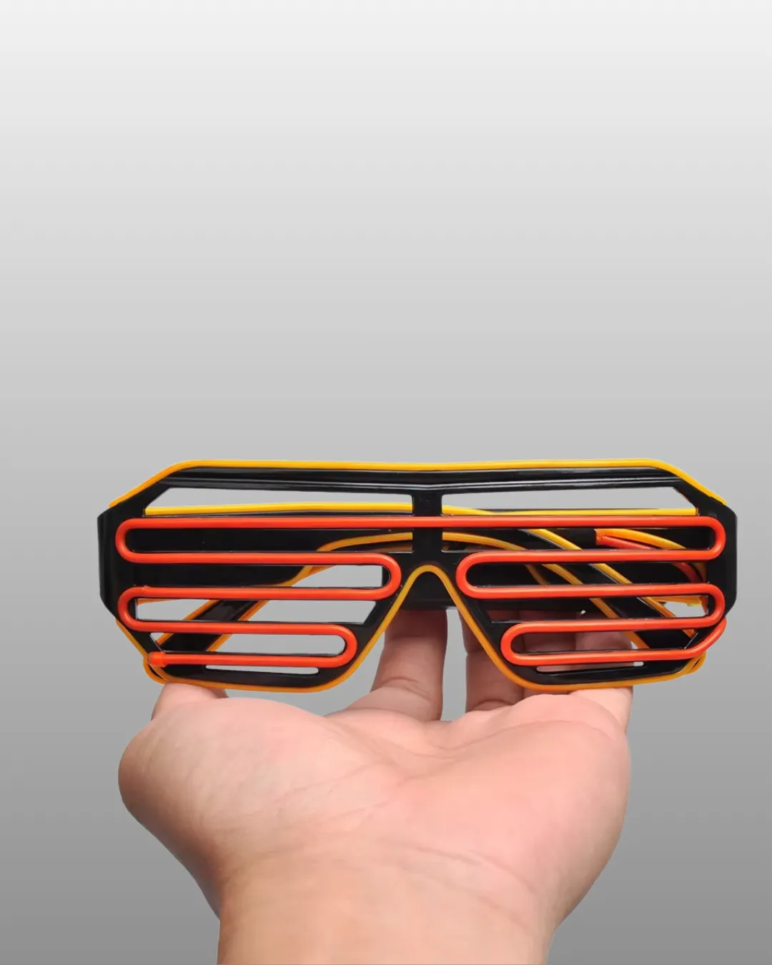 Gece Eğlencelerine Özel Renkli LED Işıklı Gözlük