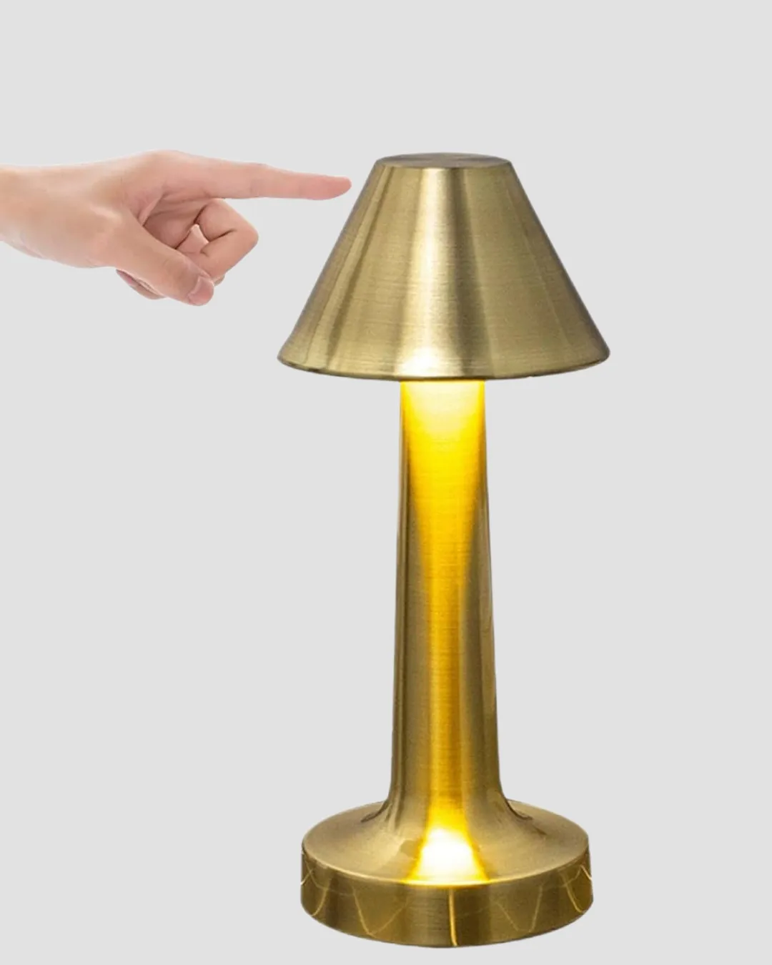 LED Masa Lambası 3 Renk Ayarlı Şarjlı Kablosuz Modern Tasarım