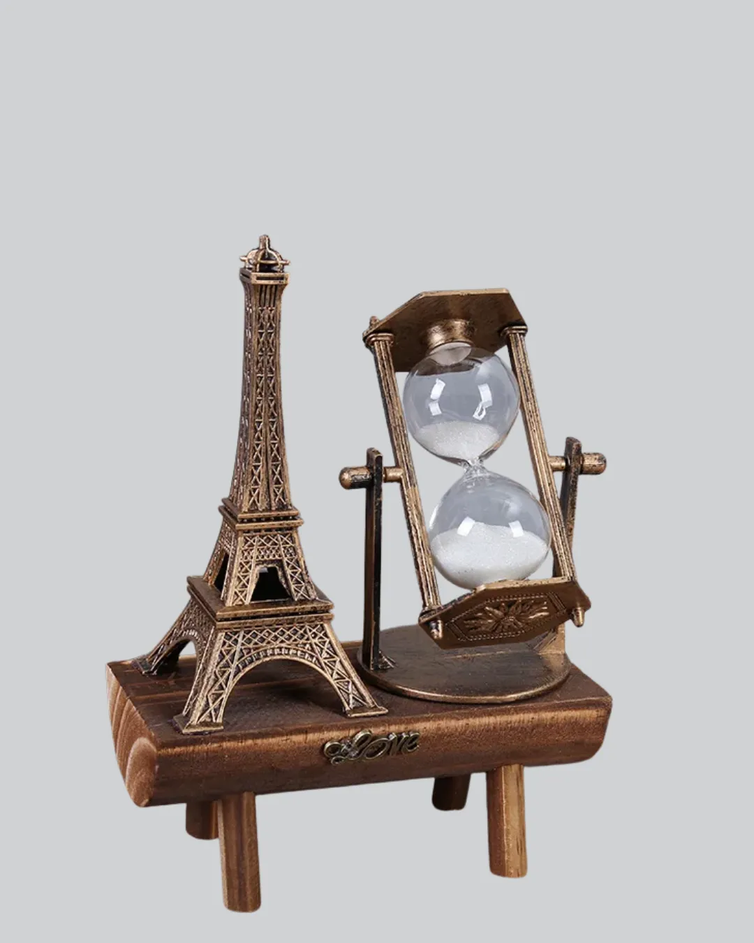 Ahşap Kum Saati – Vintage Tasarımlı Masa Dekoru