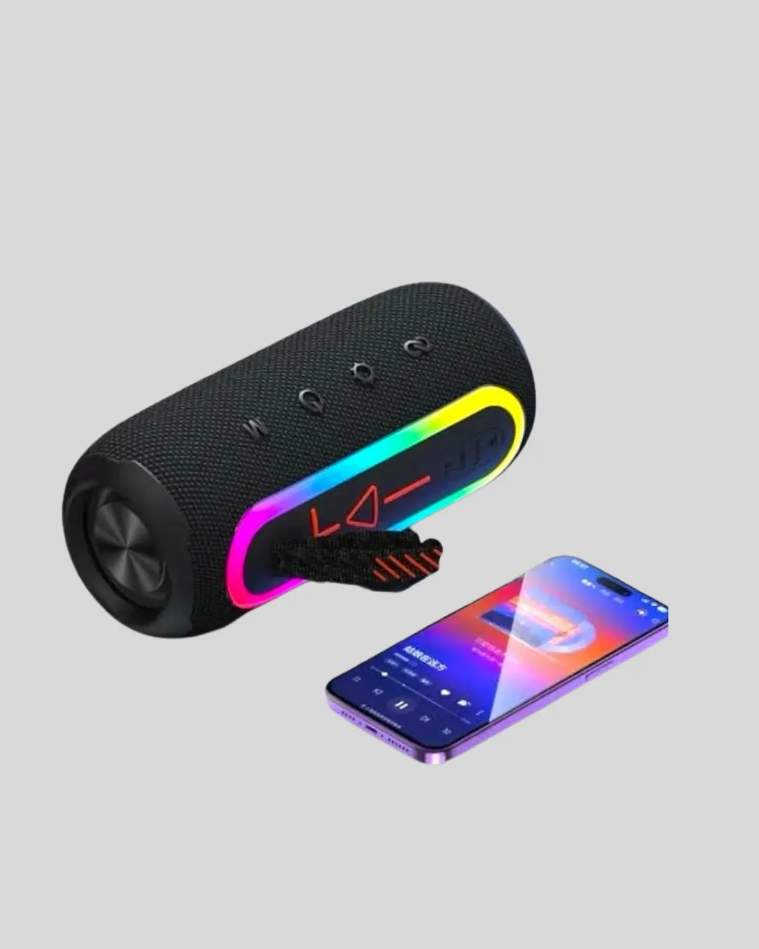 Taşınabilir Bluetooth Hoparlör Kırmızı IP67 Su Geçirmez