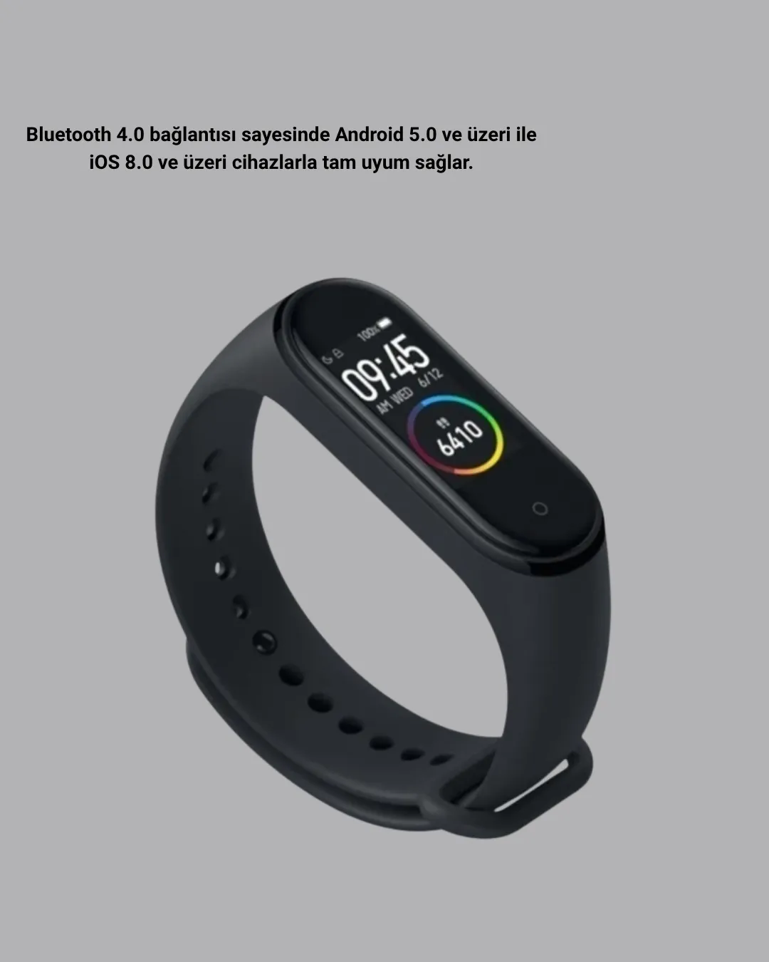 Akıllı Bileklik 0.96 İnç Ekran Kalp Atışlı Kan Basınçlı IP67 Suya Dayanıklı