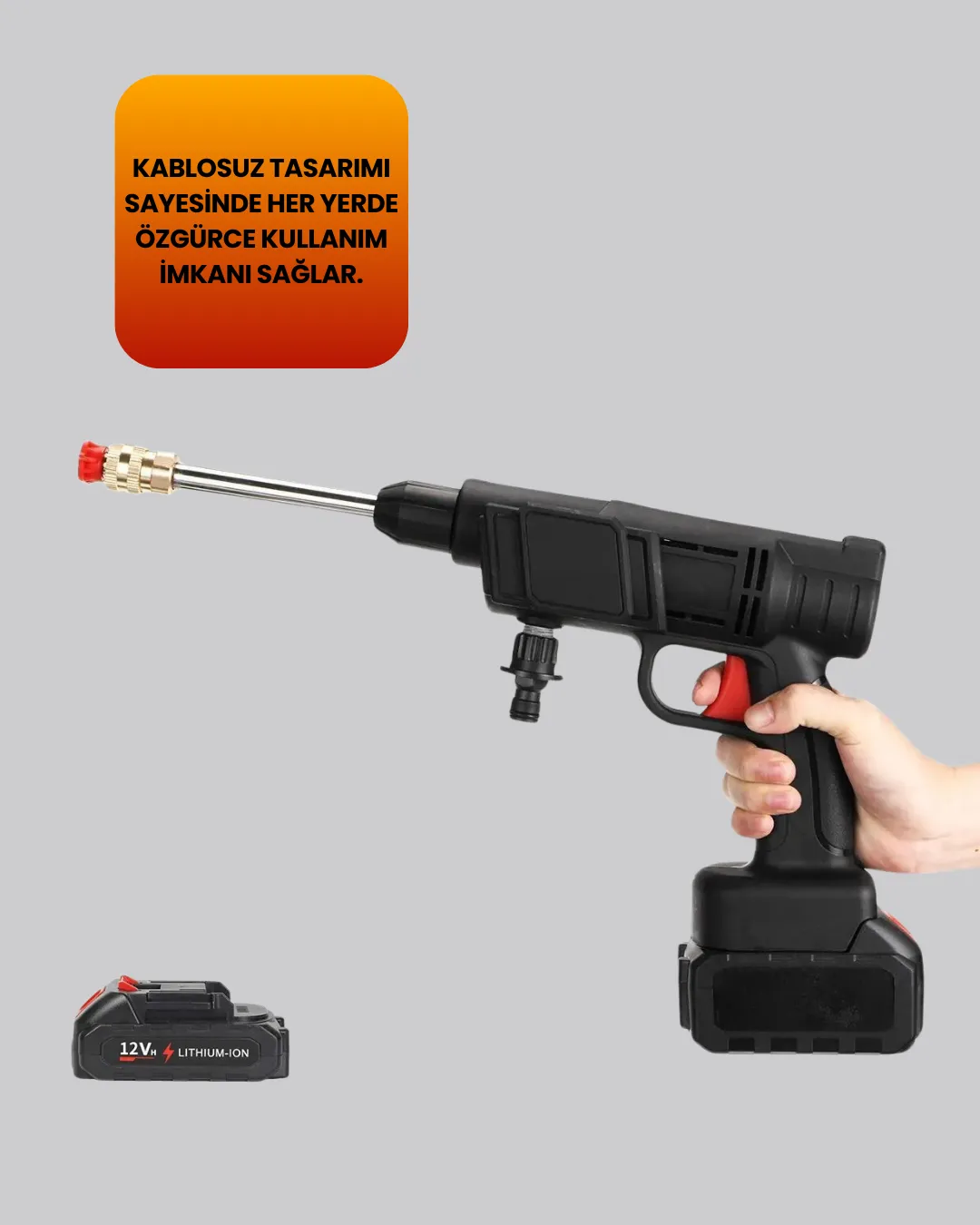 2025 Model 48V Şarjlı Basınçlı Yıkama Tabancası Orijinal Seri