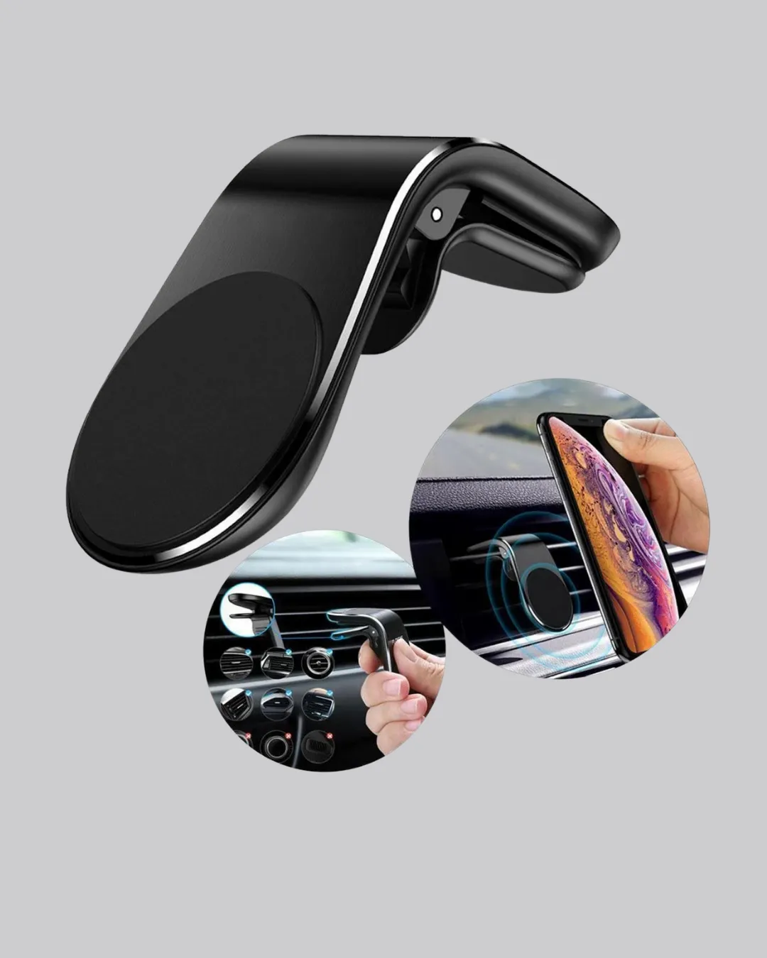 360° Ayarlanabilir Araç Telefon Tutucu – Tüm Telefonlarla Uyumlu