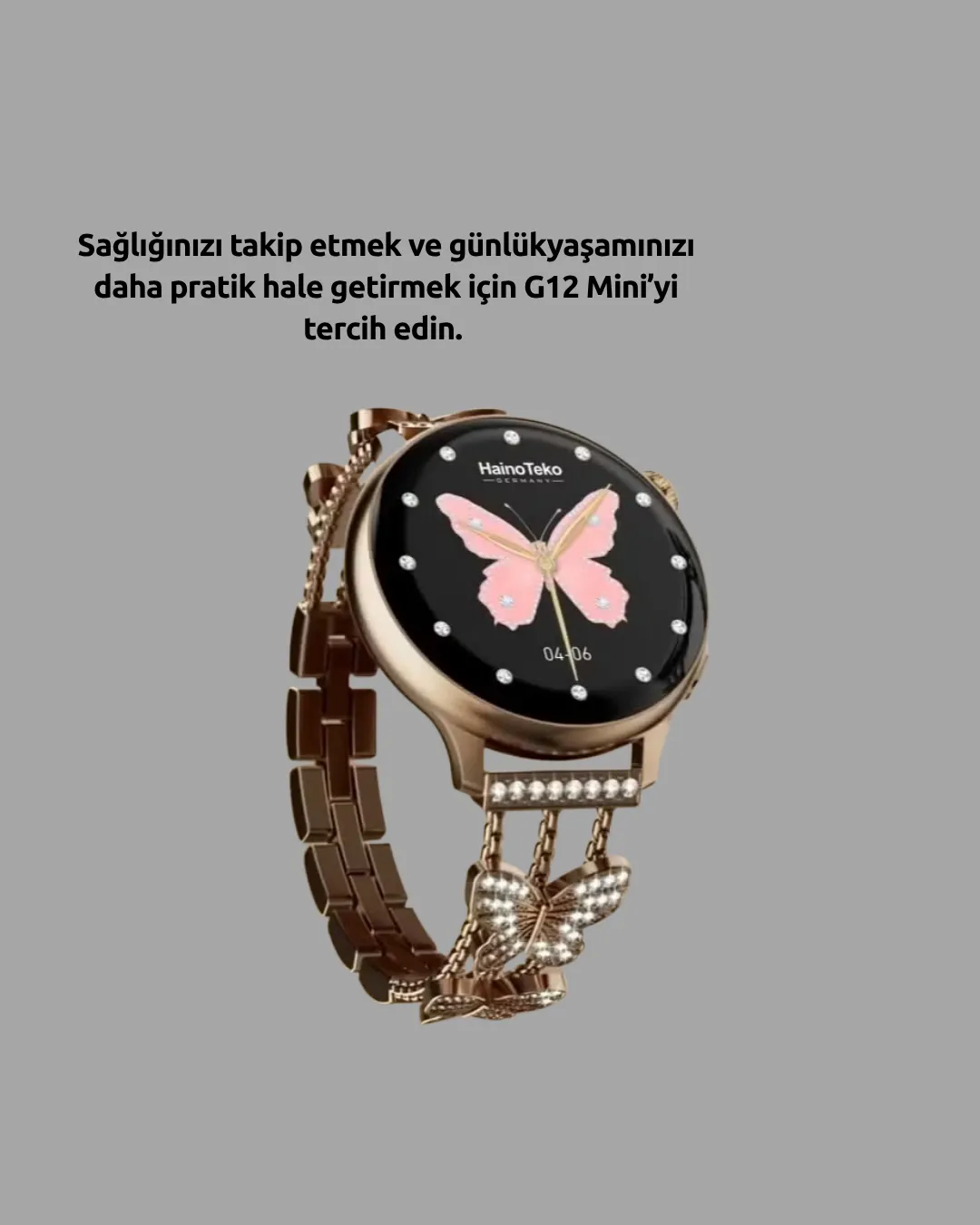 Akıllı Saat – Adım Sayar, Bildirim Görüntüleme, Suya Dayanıklı