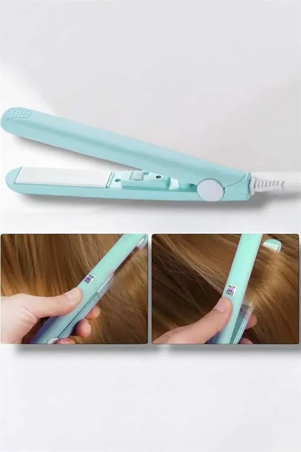 180°C Isı ve Uzun Süre Kalıcı Düzlük Sağlayan Mini Saç Düzleştirici