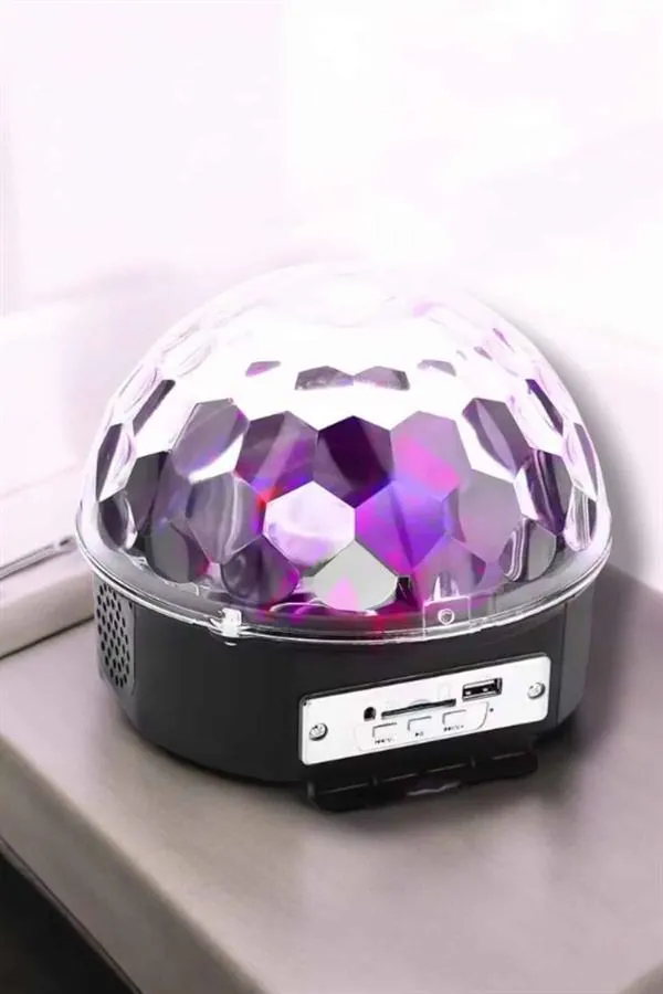 Bluetooth ve Uzaktan Kumandalı Çok Renkli Masaüstü Disko Topu