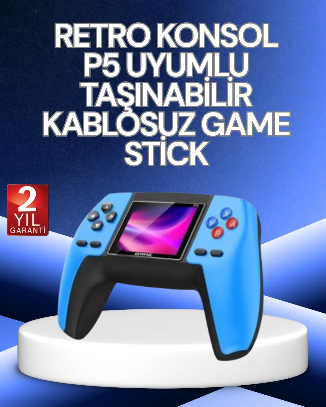 P5 Retro GamePad | 520 Klasik Oyunlu Mini Oyun Konsolu