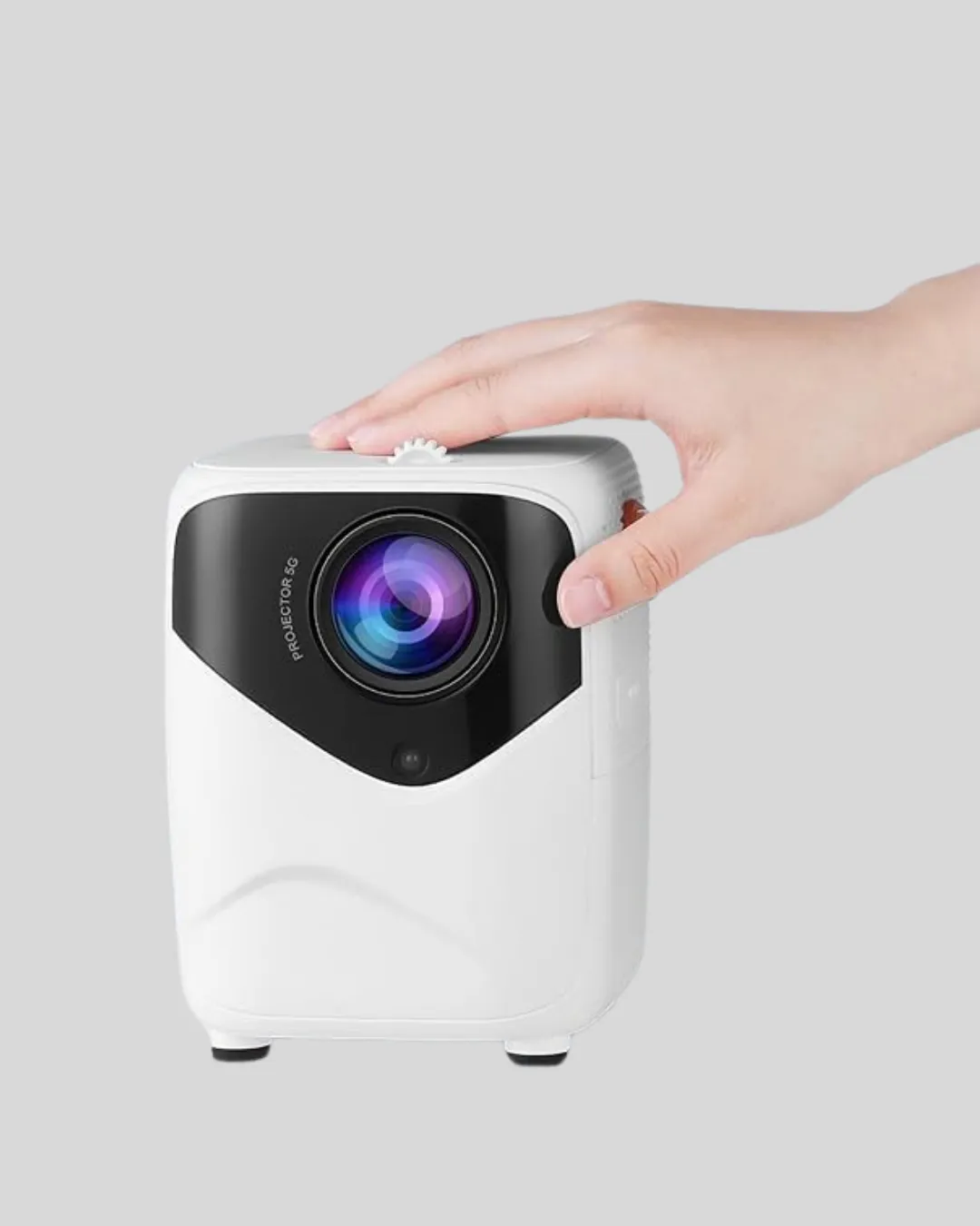 Mini Akıllı Projektör – 1080P Full HD, 64GB Depolama, 2GB RAM, Uzaktan Kumanda Destekli