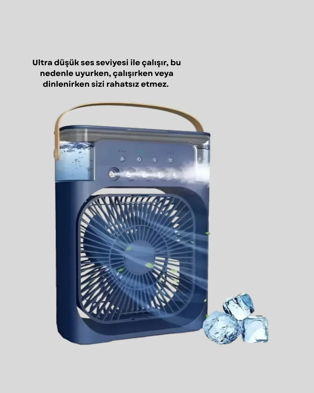 Turbo Teknolojili Ayarlanabilir Sessiz Masa ve Ofis Fanı