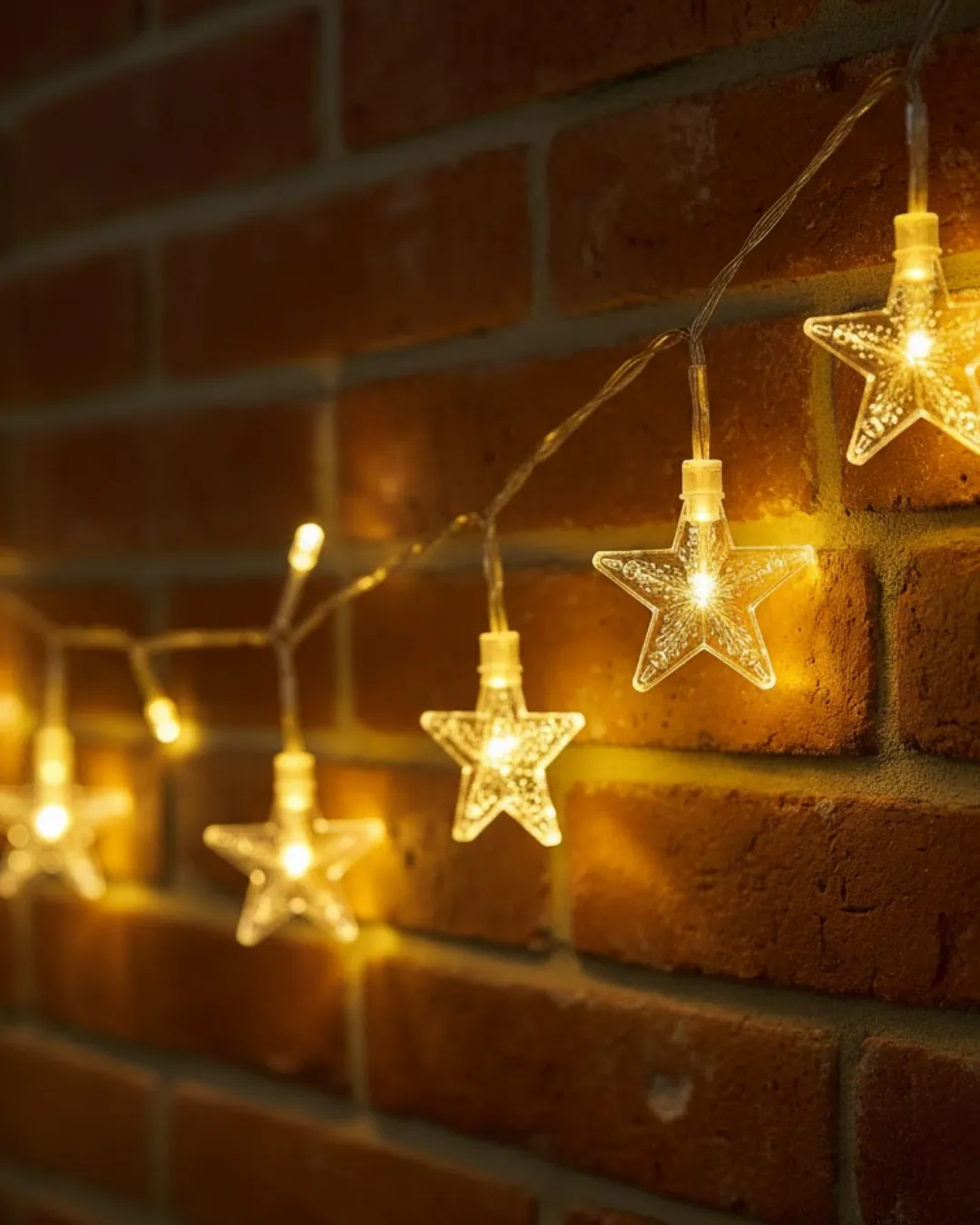 5 Metre Yıldız LED Işık Günışığı Beyaz İç Mekan Dekoratif Aydınlatma