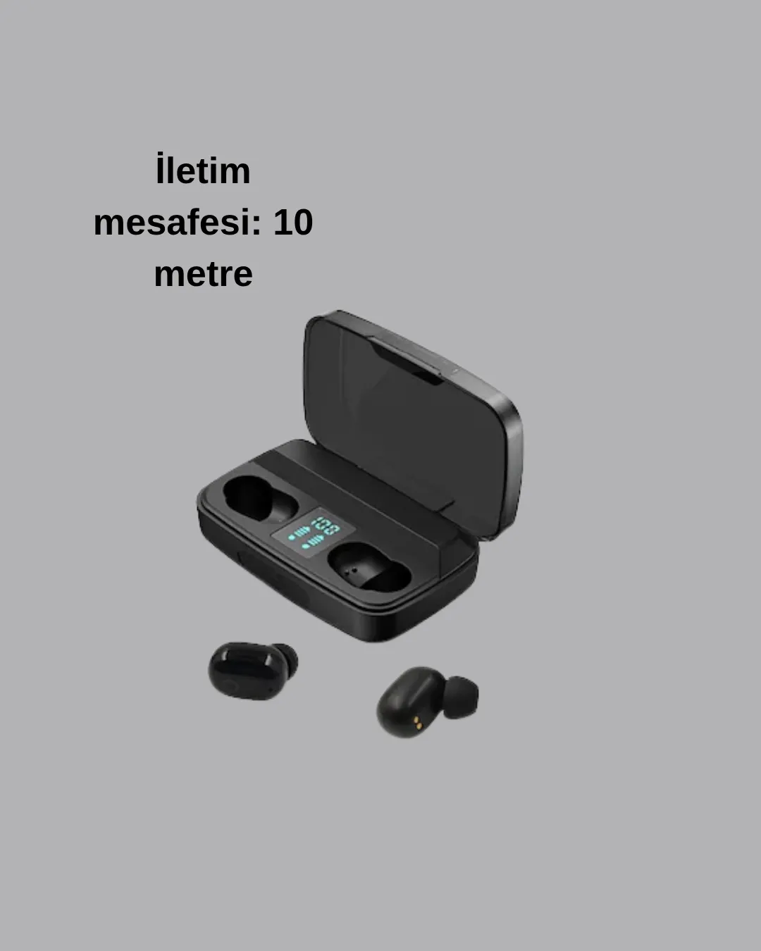 A10s Kablosuz Bluetooth Kulaklık – 1800mAh Powerbank, Otomatik Eşleşme, iOS/Android Uyumlu