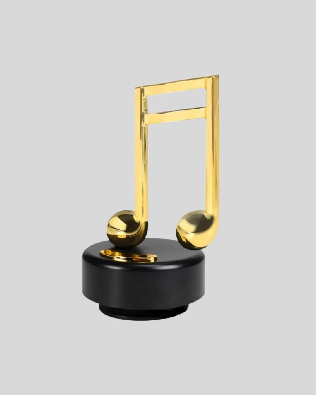 Dönen Nota Figürlü Müzik Box Işıltılı Dekoratif Tasarım