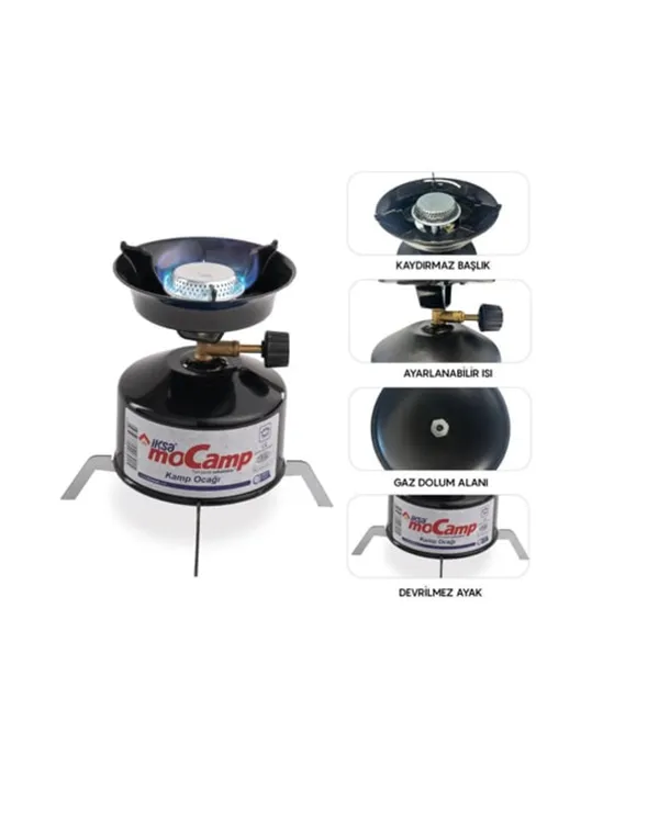Dayanıklı, Paslanmaz ve Yüksek Isı Dayanımlı Kamp Ocağı – Uzun Süreli Kullanım İçin