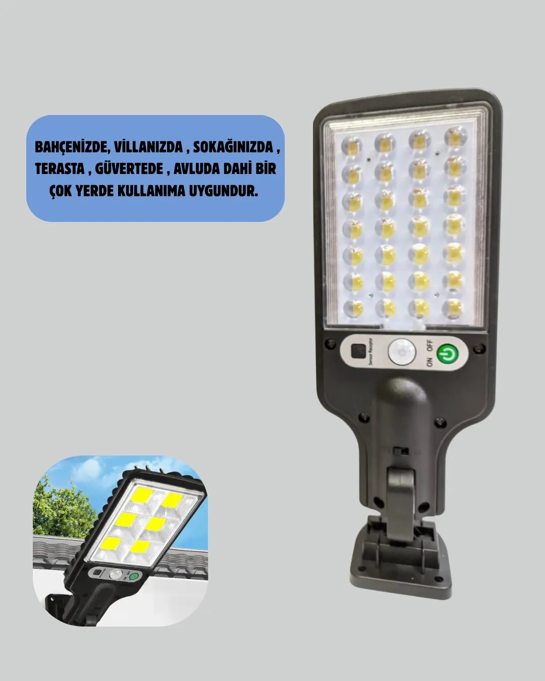 Sensörlü Bahçe ve Duvar Lambası Zahmetsiz Çözüm