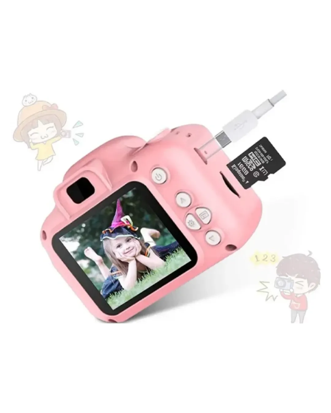 Mini HD Video Kamera Fotoğraf Çekimli Şarj Edilebilir Bataryalı Genişletilebilir Hafızalı