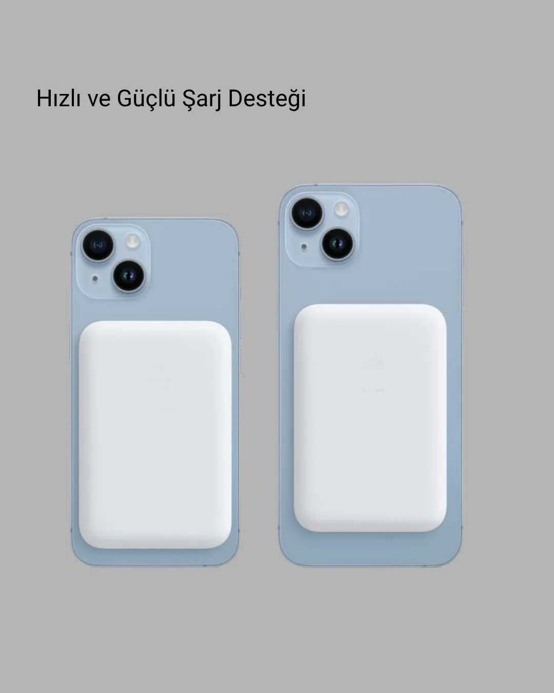 MagSafe Uyumlu Kablosuz Batarya – 27W Hızlı Şarj Destekli Kompakt Güç Bankası