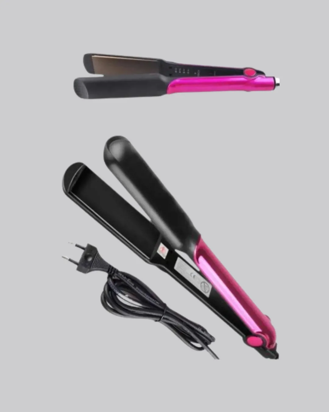 Profesyonel İyon Teknolojili Saç Düzleştirici – 220°C Hızlı Isınma ve LED Ekranlı Tasarım