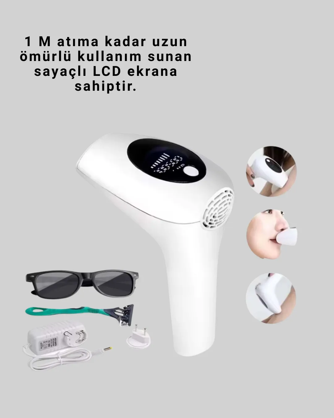 Hasuba HS-262 IPL Epilasyon Cihazı 5 Kademe 1M Atım