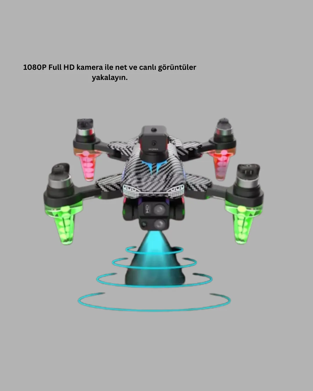 Katlanabilir Drone 1080P Kamera Full HD Çekim Hafif ve Taşınabilir