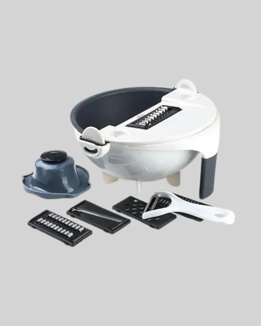 Ergonomik Sebze Rendeleyici ve Süzgeç Hazneli Dilimleyici