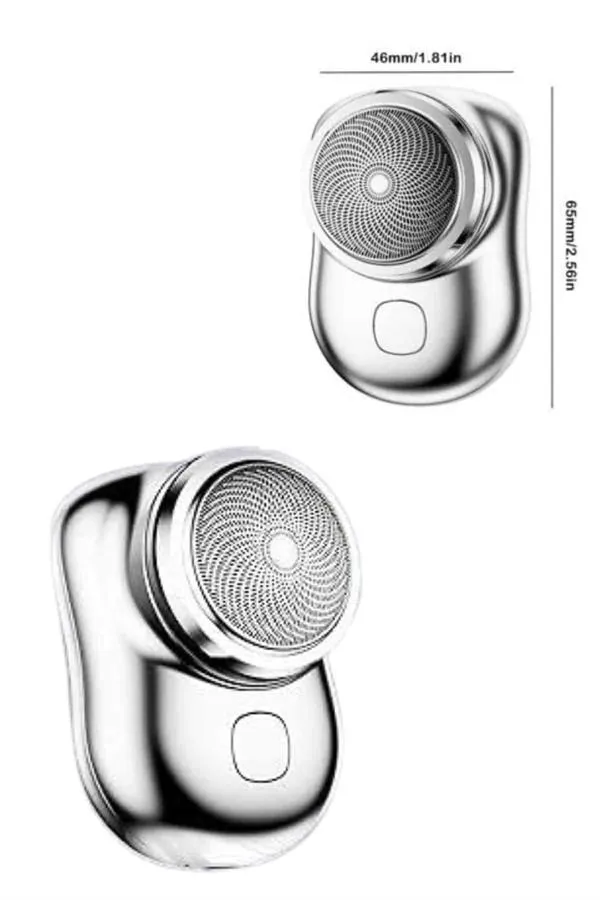 Kablosuz Tıraş Makinesi Günlük Hızlı Taşınabilir Şarjlı Yuvarlak Paslanmaz Çelik