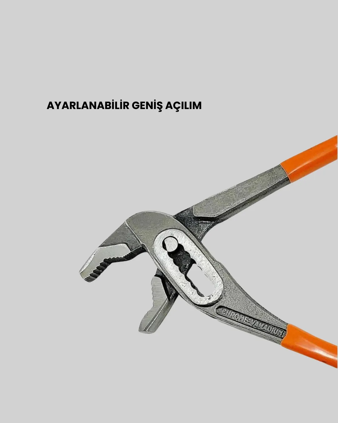 Çelik Alaşımlı Ayarlı Papağan Pense Yalıtımlı Sap