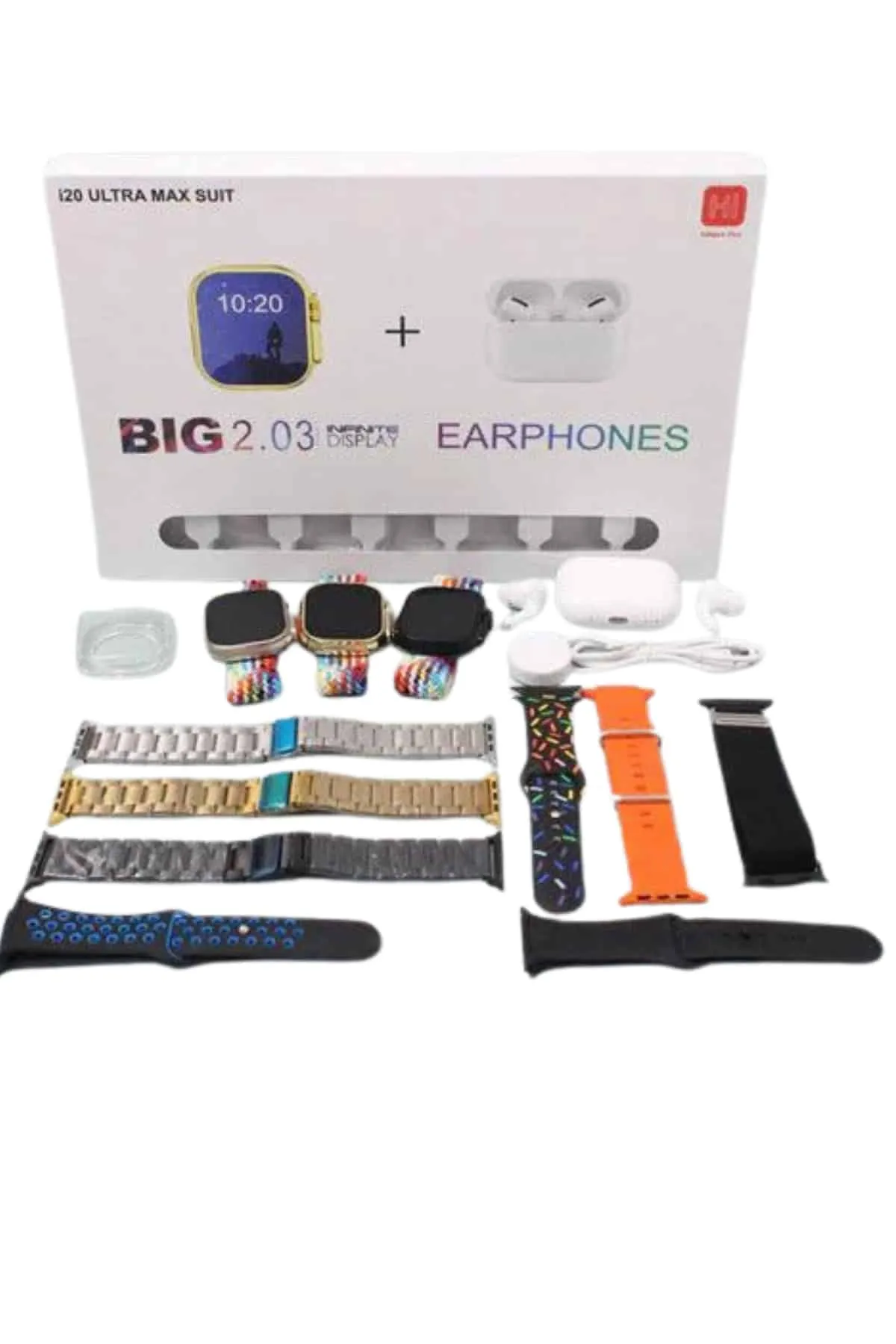 Akıllı Saat Bluetooth Kulaklık Adımsayar Sağlık Takibi Çağrı Cevaplama