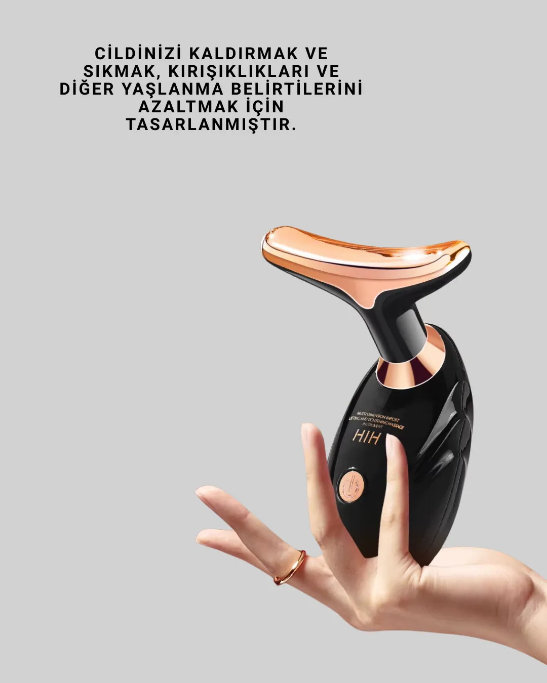 Yüz Masaj Aleti – Gözenek Sıkılaştırıcı & Cilt Yenileyici Etki