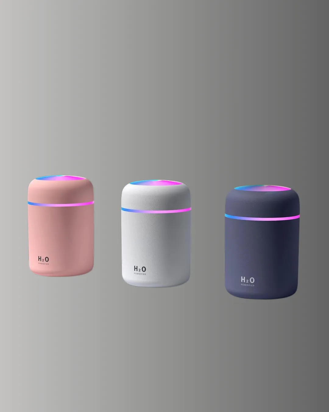 Taşınabilir Hava Nemlendirici – Renkli Işık ve USB Bağlantı