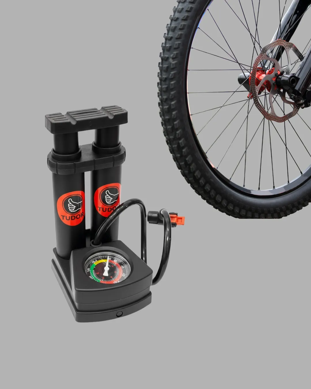 Kaymaz Pedallı Ayaklı Hava Pompası Tüm Supap Uyumlu