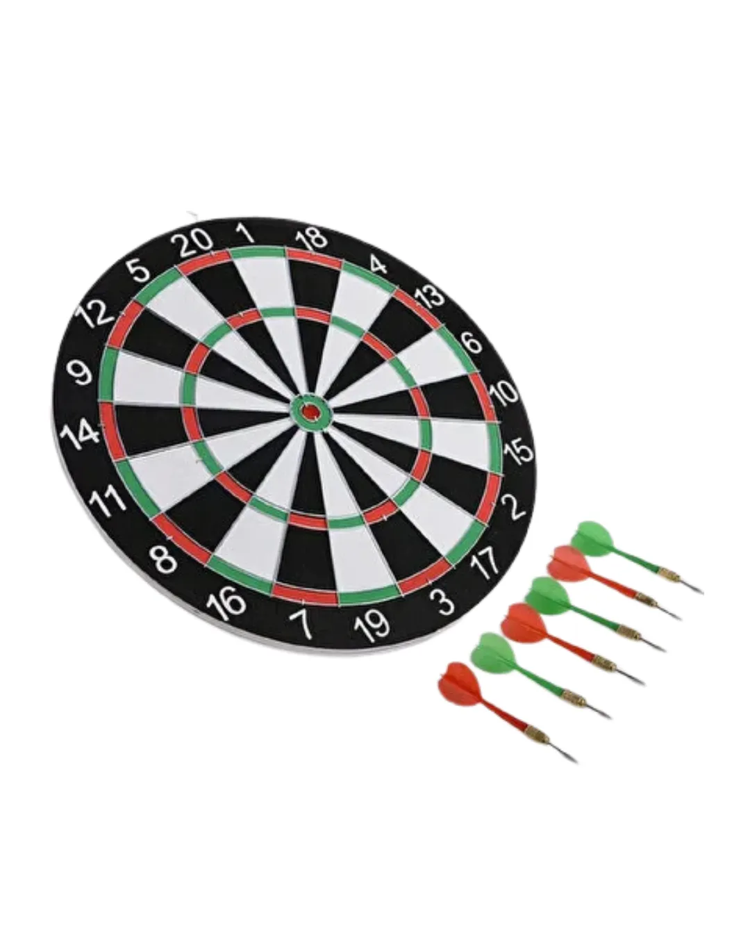12 İnç Dart Tahtası 4 Adet Metal Uçlu Dart Oku Kolay Montajlı