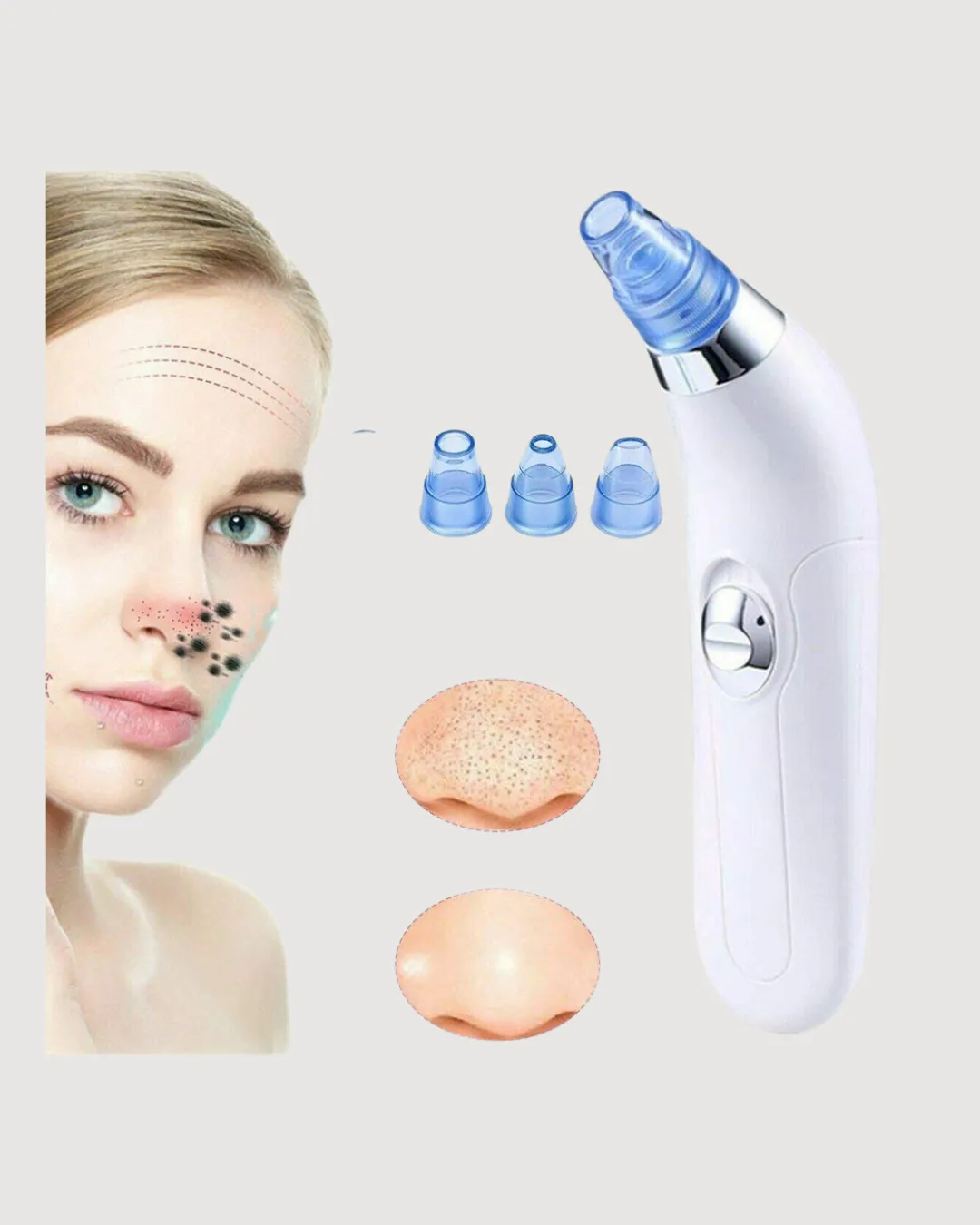 Cilt Dostu Vakumlu Siyah Nokta Temizleyici – Siyah Nokta, Yağ ve Makyaj Kalıntılarına Karşı